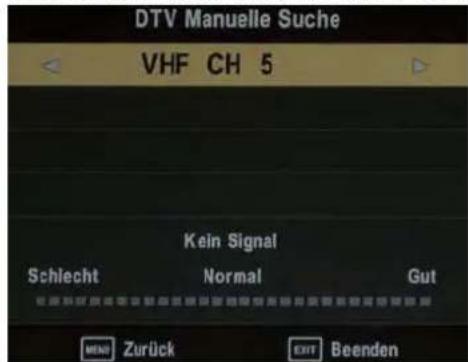 SEG LED1900 - DTV - Manuelle Abstimmung - 1