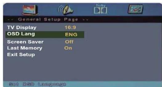 SEG LED1900 - OSD Language - 1