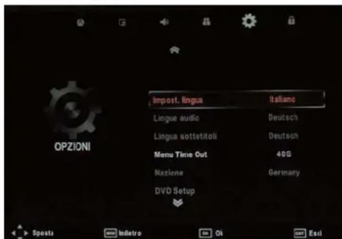 SEG LED1900 - Menu OPZIONI - 1
