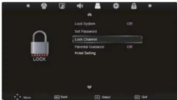 SEG LED1900 - LOCK MENU - 1