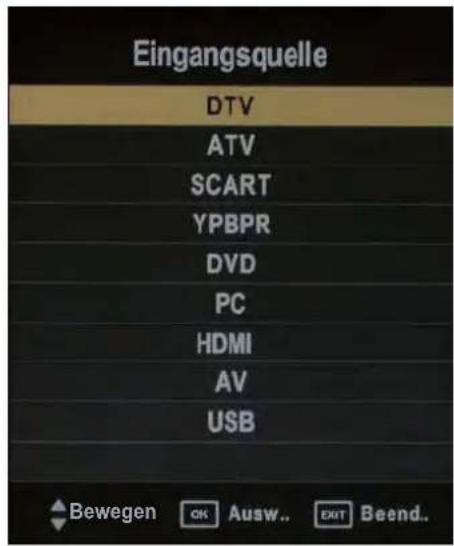 SEG LED1900 - Menu Quelle - 1