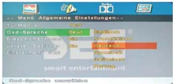 SEG LED1900 - OSD-Sprache - 1