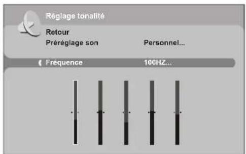 THOMSON 32E92NH22 - Réglage de la tonalité - 1