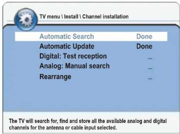 THOMSON 32E90NH22 - On screen display - 2