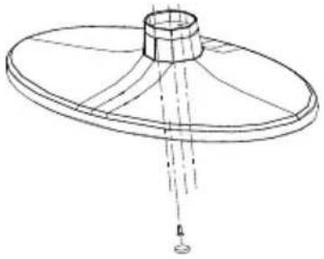 THOMSON 26E90NH22 - Fixation du support de votre téléviseur - 1