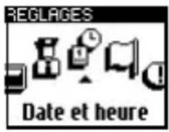 REGLAGES Date et heure