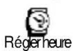 PHILIPS Xenium 9@9 - Régler heure - 1