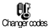 PHILIPS Xenium 9@9 - Changer codes - 1