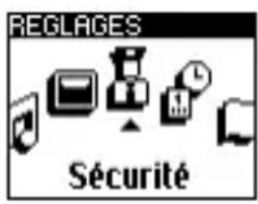 REGLAGES Sécurité