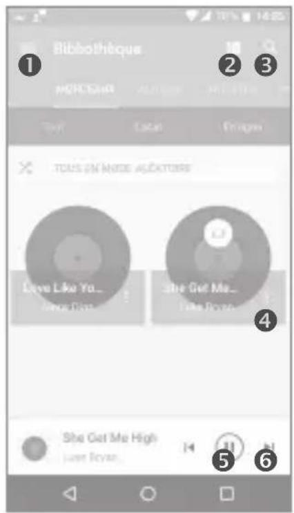 ALCATEL Idol 4S 6070Y - Écouter de la musique - 1