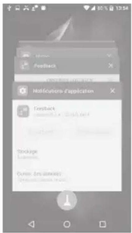 ALCATEL Idol 4S 6070Y - Consulter les applications récemment utilisées - 1