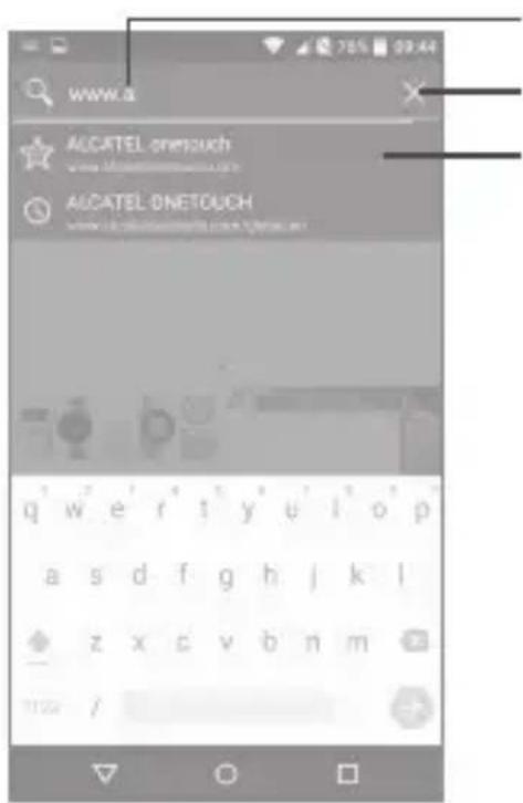 ALCATEL Idol 4S 6070K - Acceder à une page Web - 1