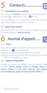 ALCATEL One Touch 2051X - Touches - 9