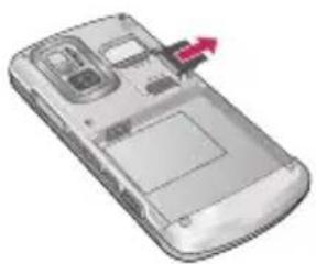 LG KE970 - Retrait de la carte mémoire - 1