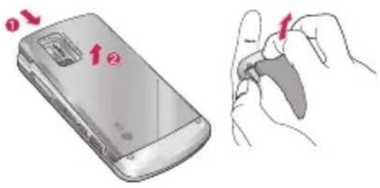 LG KE970 - Remove the battery. - 1