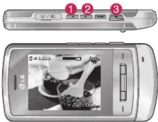 LG KE970 - Tirar fotografias / Gravar vídeos - 1
