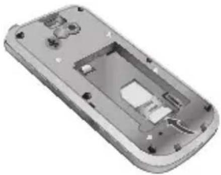 LG GW300 - Installing the SIM and battery - 1