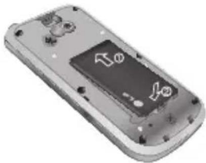 LG GW300 - Installation de la batterie - 1