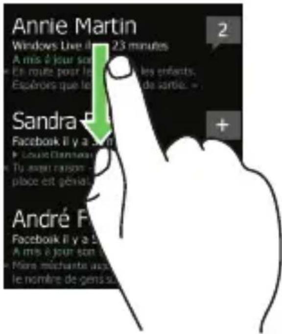 DELL Venue Pro - Gestes de l'écran tactile - 2