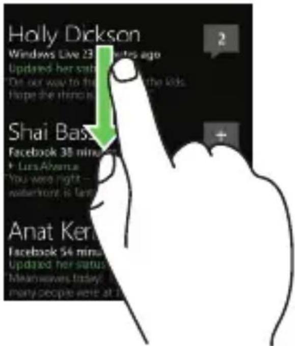 DELL Venue Pro - Touch screen gestures - 2