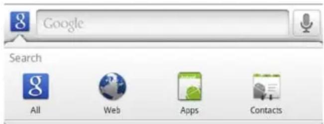 DELL Streak - Recherche par saisie - 1