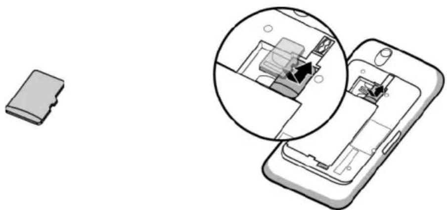 DELL Streak - Installer la carte microSD - 1