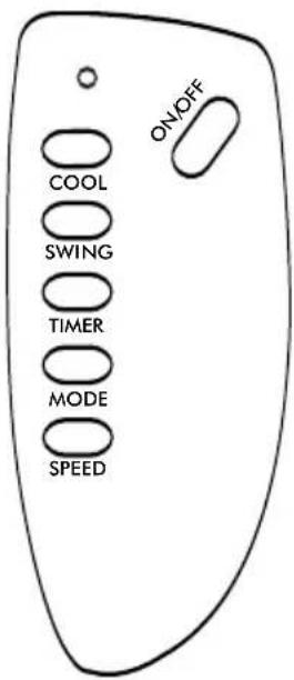 COOL SWING TIMER MODE SPEED ON/OFF