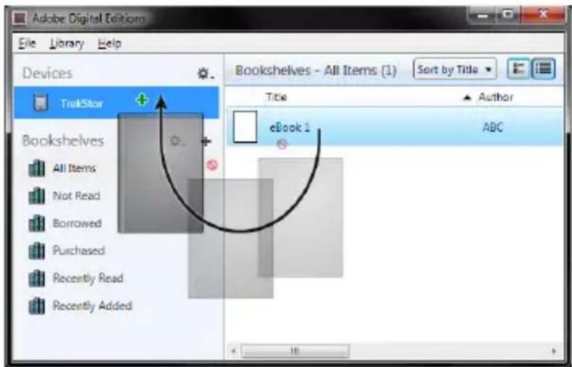 TrekStor Pyrus Mini - Adobe® DRM content (tegen kopieren beveiligde PDF's en ePUBs) - 2