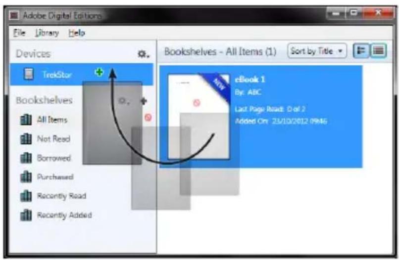 TrekStor Pyrus Mini - Contenuto DRM Adobe (PDF e ePUB protetti da copia) - 3