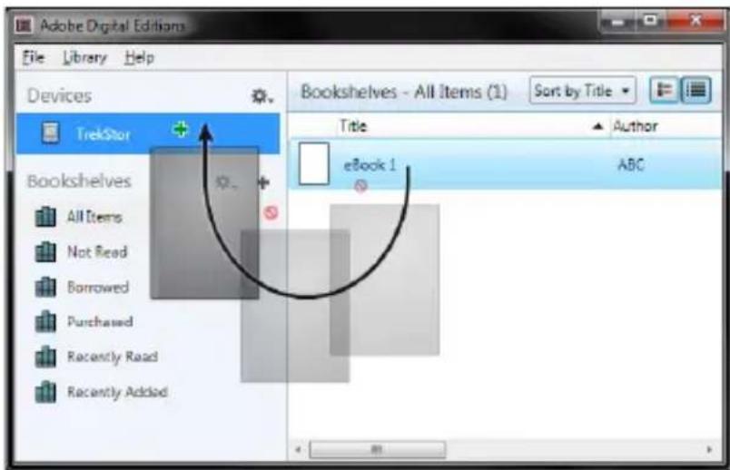 TrekStor Pyrus 2 LED - Contenus soumis à la gestion numérique des droits Adobe (fichiers PDF et ePUB protégés contre la copie) - 2