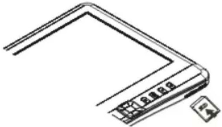 TrekStor eBookReader 3.0 - Insertion d'une carte mémoire - 1