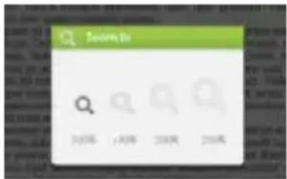 TrekStor eBookReader 3.0 - Zoom avant/arrière - 1