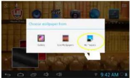 PRESTIGIO MultiReader Stream 5574 - Mudando o papel de parede - 1