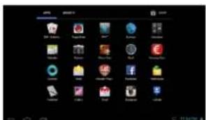PRESTIGIO MultiReader Stream 5574 - Exibindo todos os aplicativos e widgets - 1