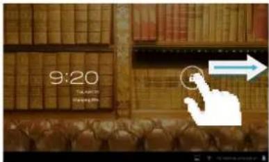 PRESTIGIO MultiReader Stream 5574 - Het scherm ontgrendelen - 1