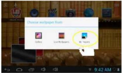 PRESTIGIO MultiReader Stream 5574 - Cambio del papel tapiz - 1