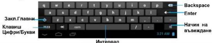 PRESTIGIO MultiReader Stream 5574 - Използване на виртуалната клавиатура - 1