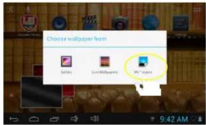 PRESTIGIO MultiReader Stream 5574 - A háttérkép módosítása - 1
