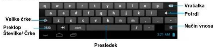 PRESTIGIO MultiReader Stream 5574 - Uporaba virtualne tipkovnice - 1