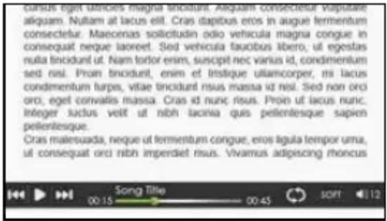 MPMAN MOOVYBOOK7 - Musique de fond dans la page de lecture du livre - 1