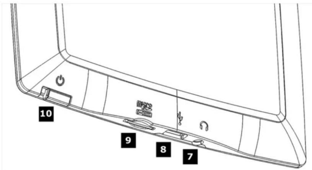 BOOKEEN Cybook Odyssey - VUE DU DESSOUS - 1
