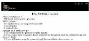 Sunstech KIDS9DUAL - How to use the manual update "OTA". - 1