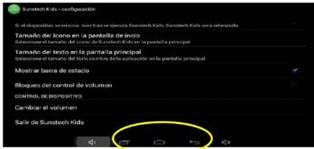 Sunstech KIDS9DUAL - IN THE "CONFIGURATION" WE FIND SEVERAL OPTIONS OF THE APPLICATION: - 3