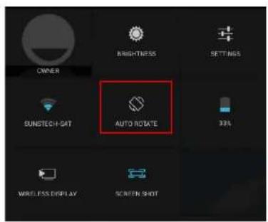 Sunstech KIDS9DUAL - Configuração para a rotação do ecran: - 1