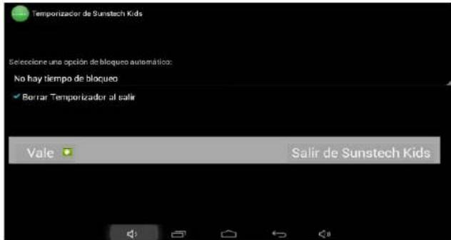 Sunstech KIDS9DUAL - LA SIGUIENTE POSIBILIDAD DEL MENU "OPCIONES" ES: "TEMPORIZADOR" - 2