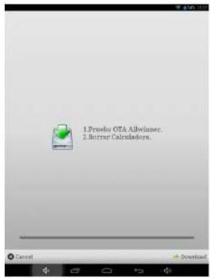 Sunstech KIDS9DUAL - How to use the automatic update"OTA". - 2
