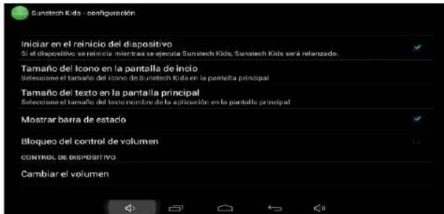 Sunstech KIDS9DUAL - IN THE "CONFIGURATION" WE FIND SEVERAL OPTIONS OF THE APPLICATION: - 2