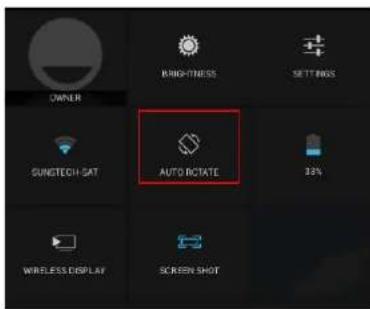 Sunstech KIDS9DUAL - Paramètres de rotation d'écran : - 1