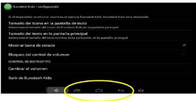 Sunstech KIDS9DUAL - DENTRO DA “CONFIGURAÇÃO” ENCONTRAMOS VÁRIAS OPÇÉS DA APLICADA: - 3