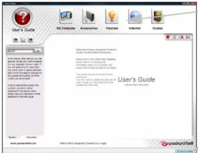 PACKARD BELL iMax - Guide de l'utilisateur (InfoCentre de Packard Bell) - 2